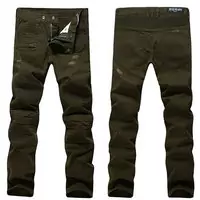 balmain slim-fit biker jeans fashion army vert